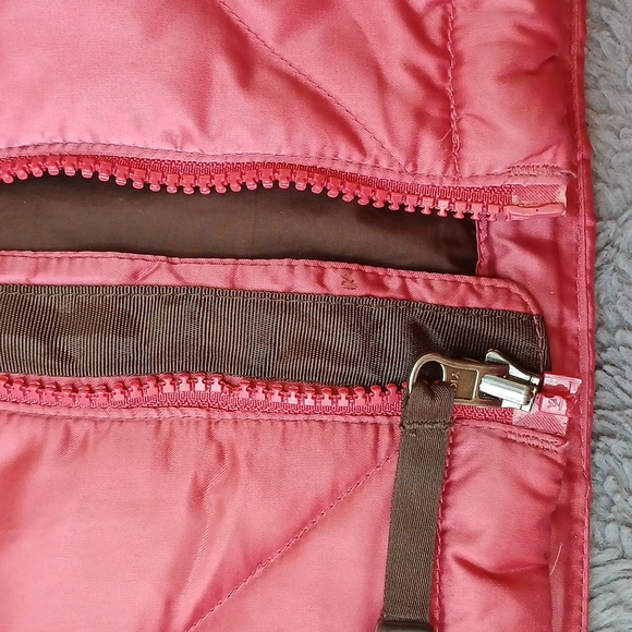 Women's Red The North Face ALIS Quilted Puffer Jacket - Size Medium - Picture 6 of 12